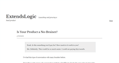 Desktop Screenshot of extendslogic.com
